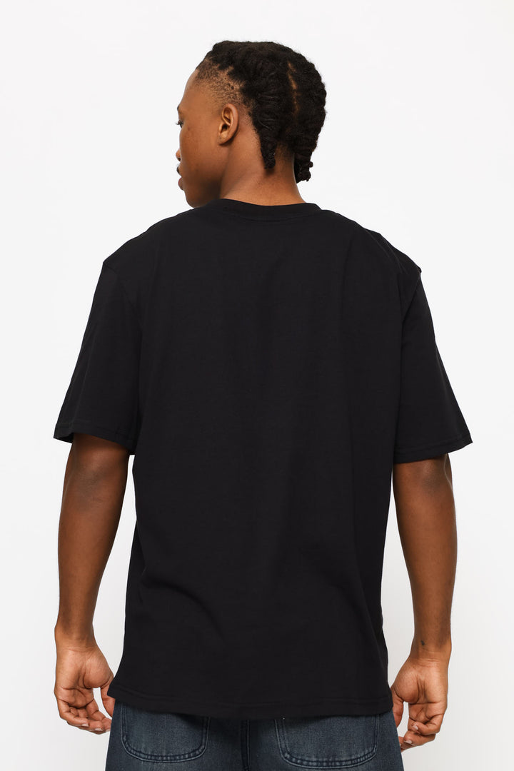 Chrome Swtf Front Chest Print Tee - Black