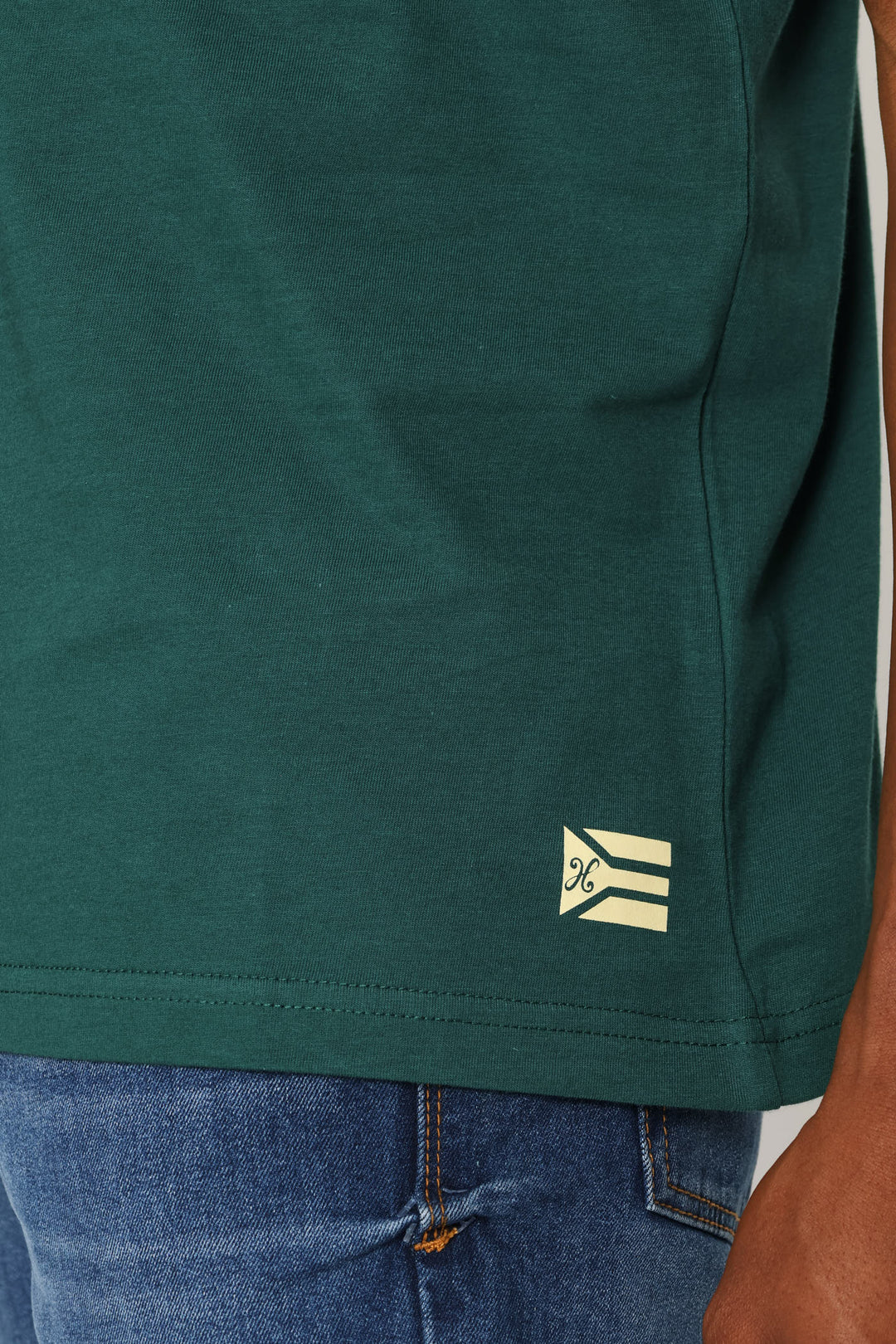 Skull Rugby Tee - Forest Green
