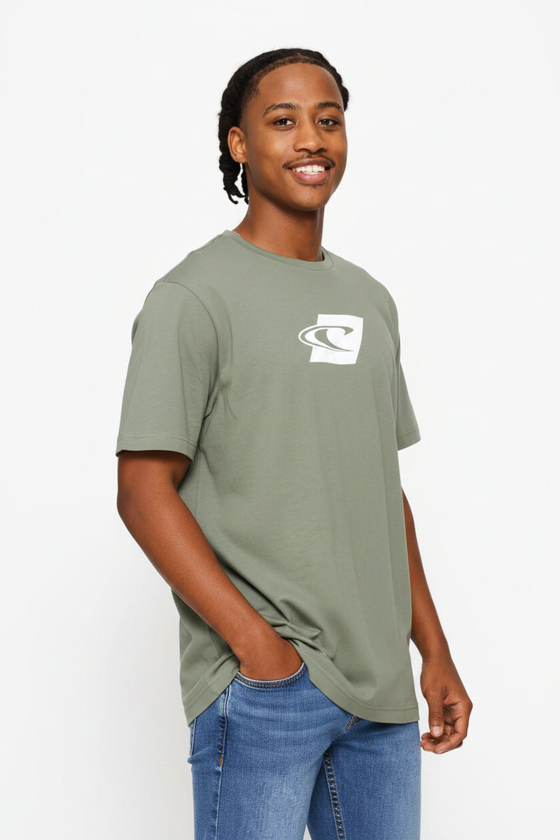 3 Pack Brand Tees - Green/Grey/Navy