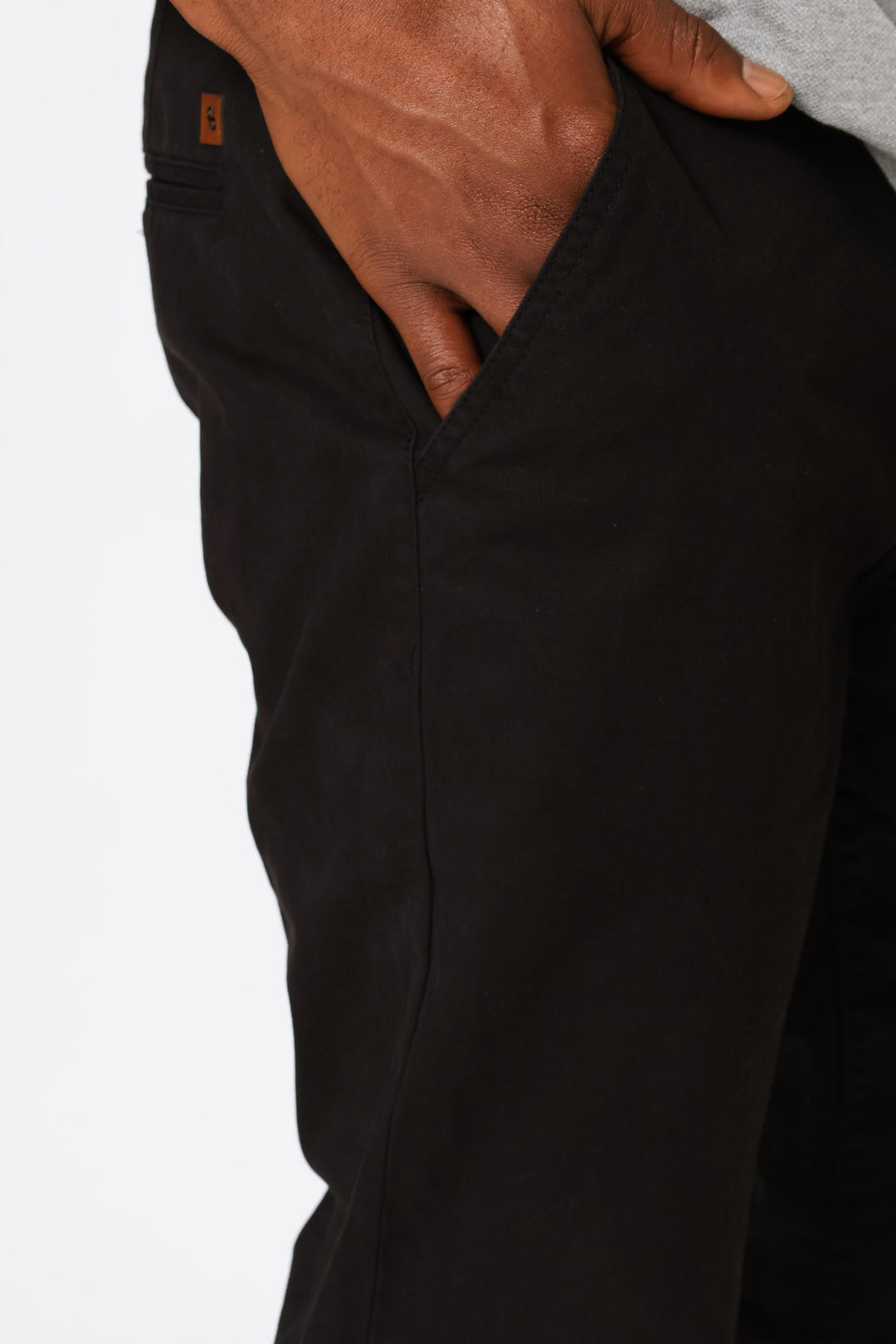 Straight Leg Chino - Black