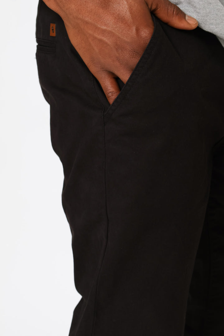 Straight Leg Chino - Black