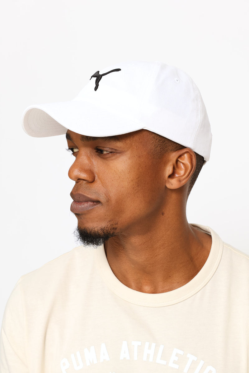 Essential Cat Baseball Cap - White