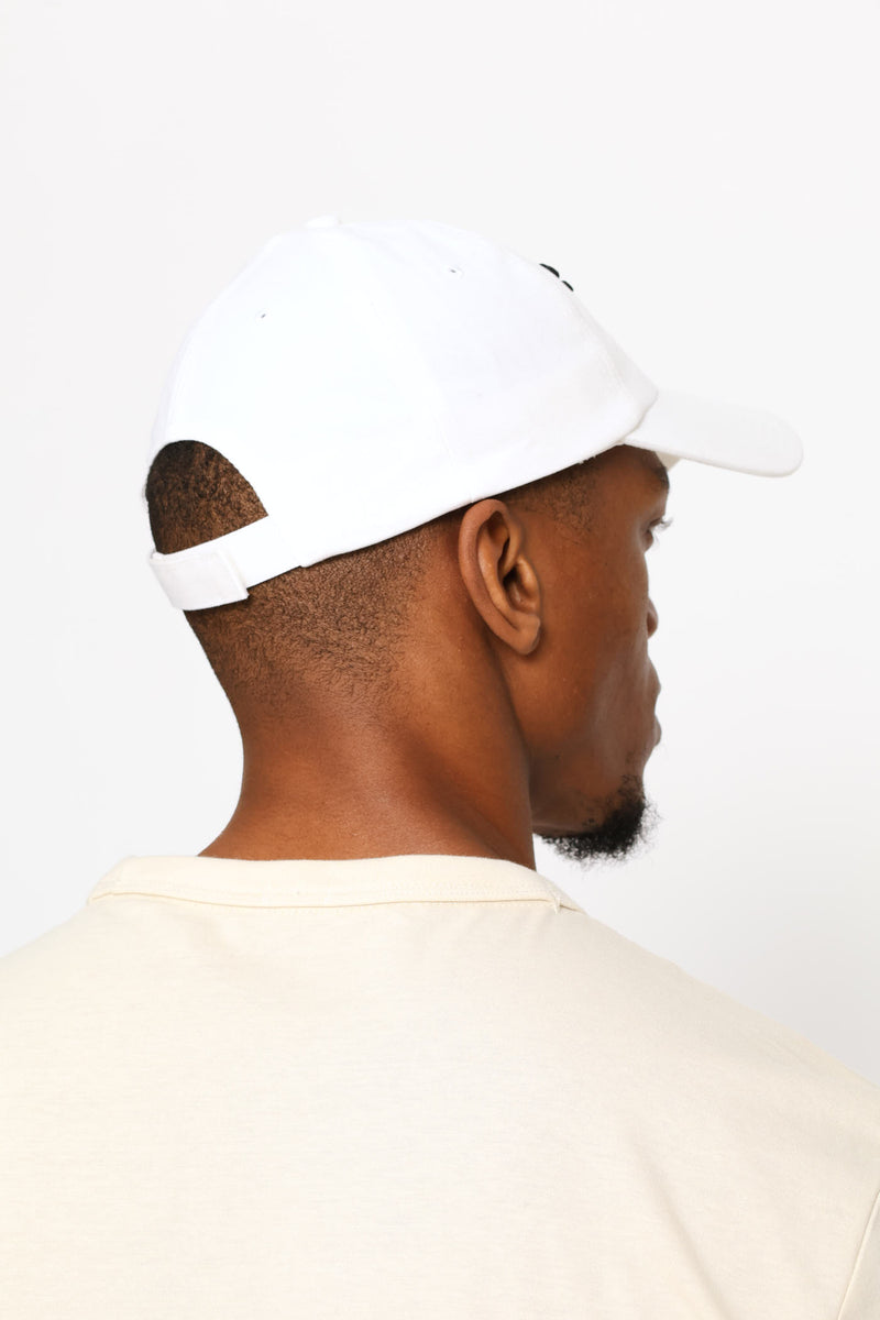 Essential Cat Baseball Cap - White