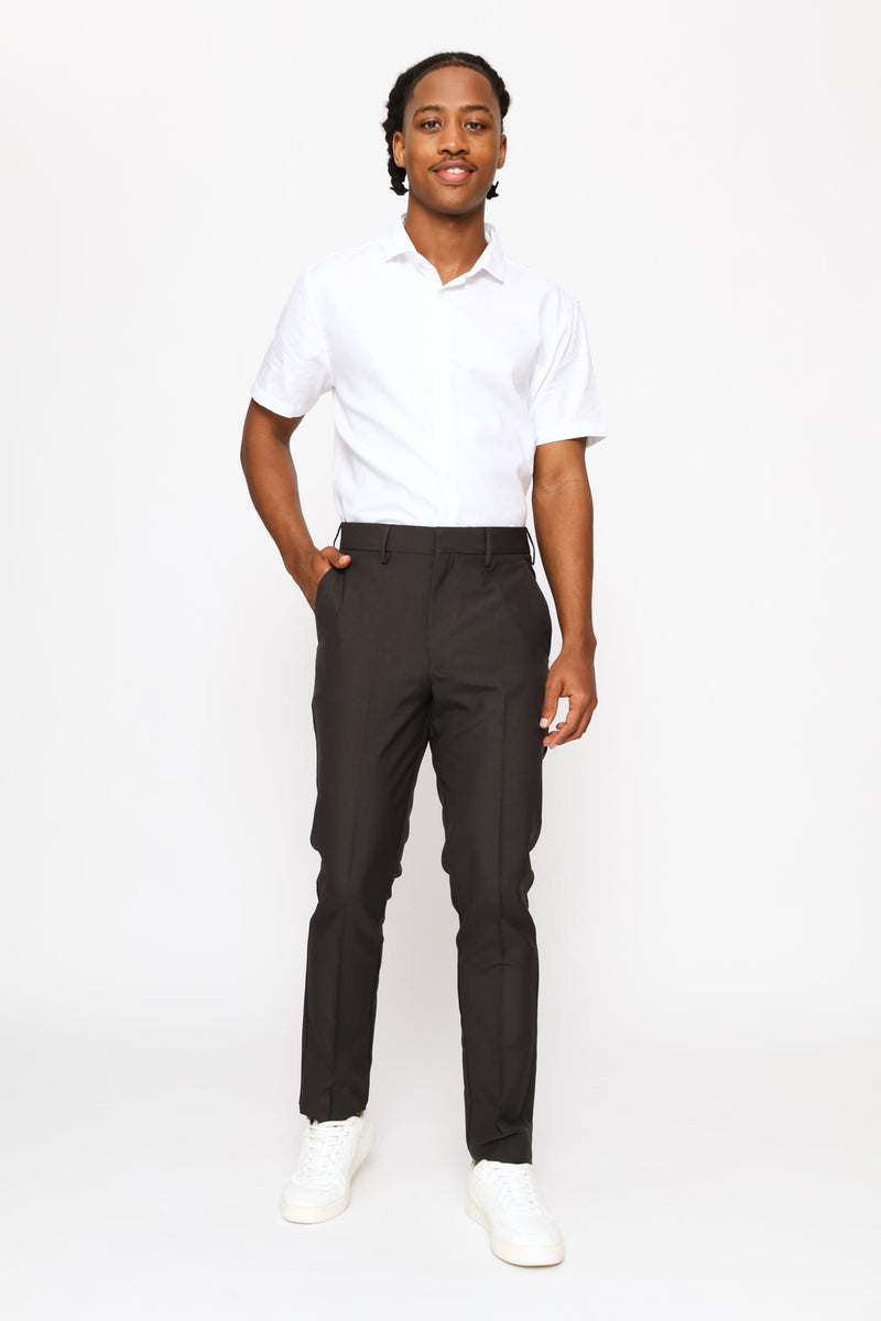 Surface Interest Smart Trouser - Charcoal