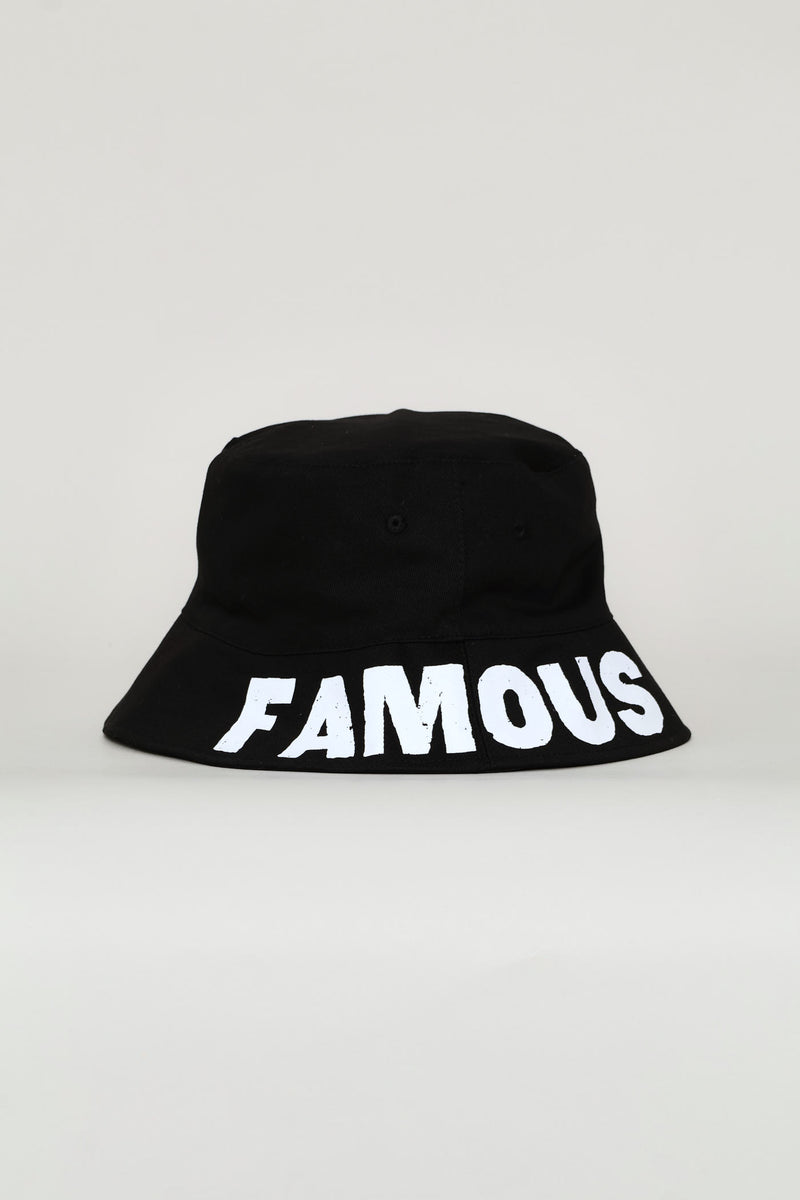 Boys Famous Bucket Hat - Black