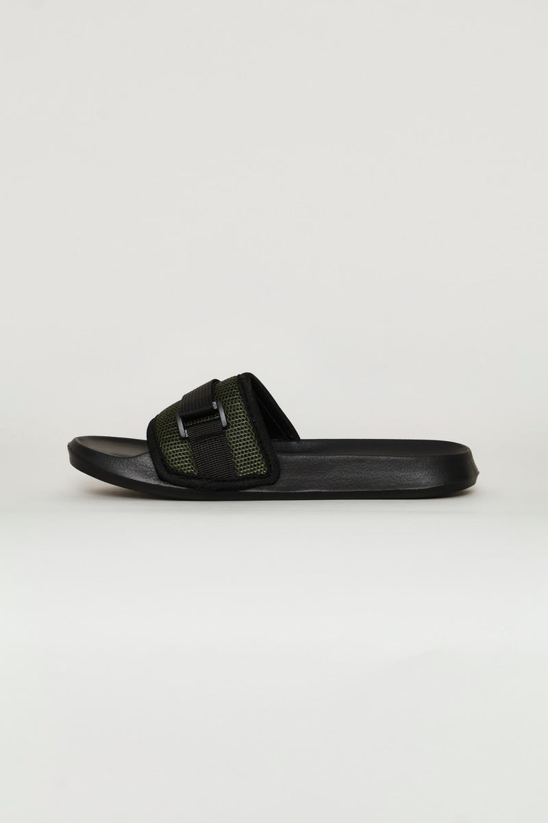 Boys Utlity Slide - Olive