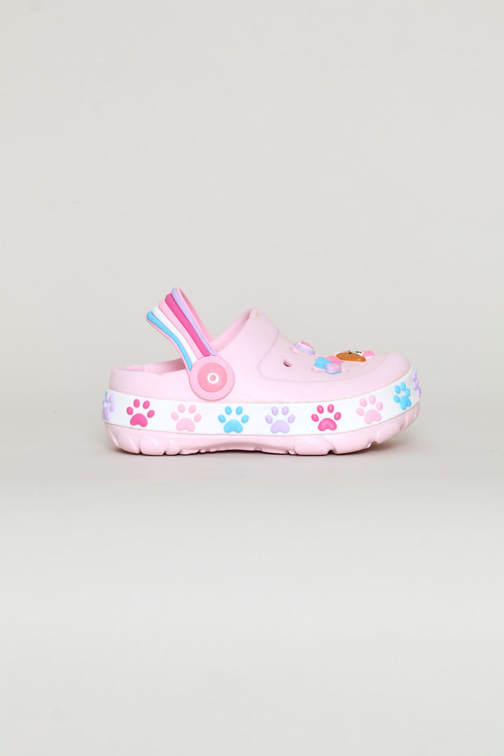 Baby Girls Paws Clog - Pink