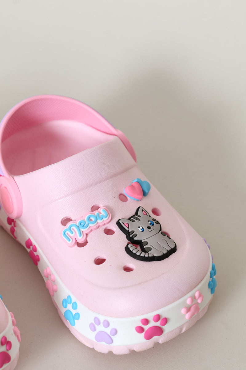 Baby Girls Paws Clog - Pink