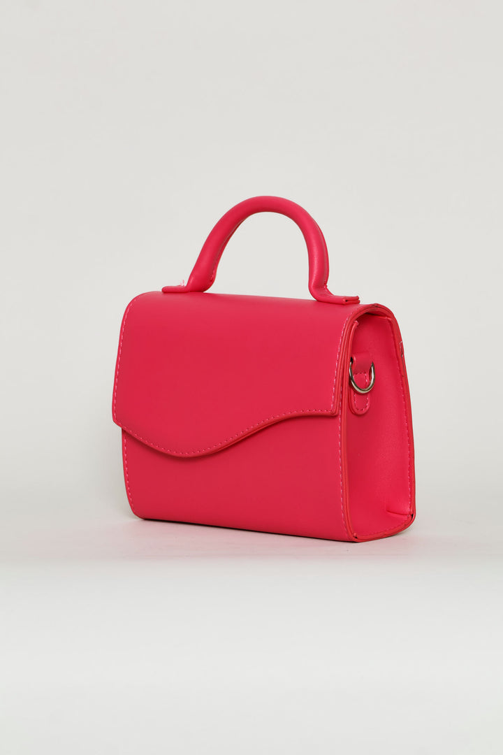 Girls Pu Slingbag - Pink