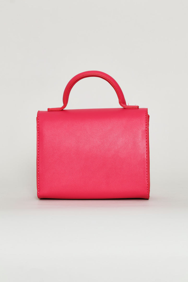 Girls Pu Slingbag - Pink
