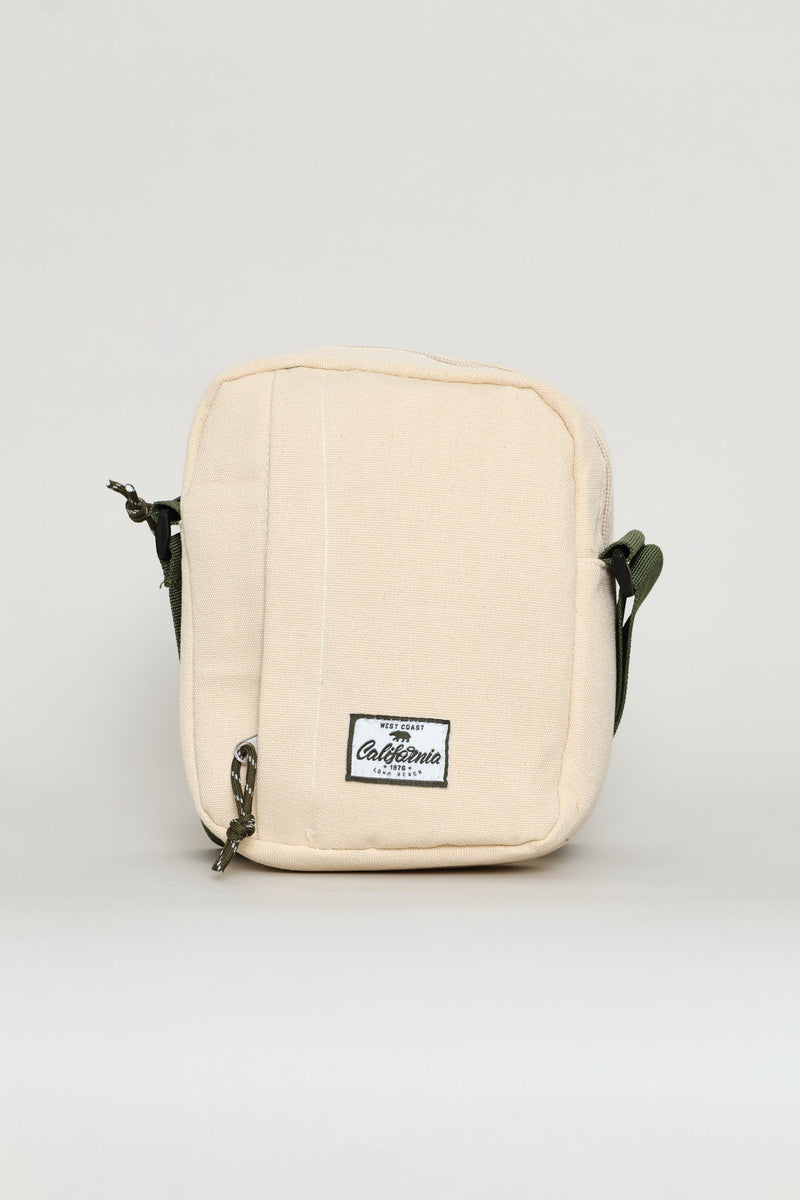 Boys California Bear Crossbody Bag - Stone