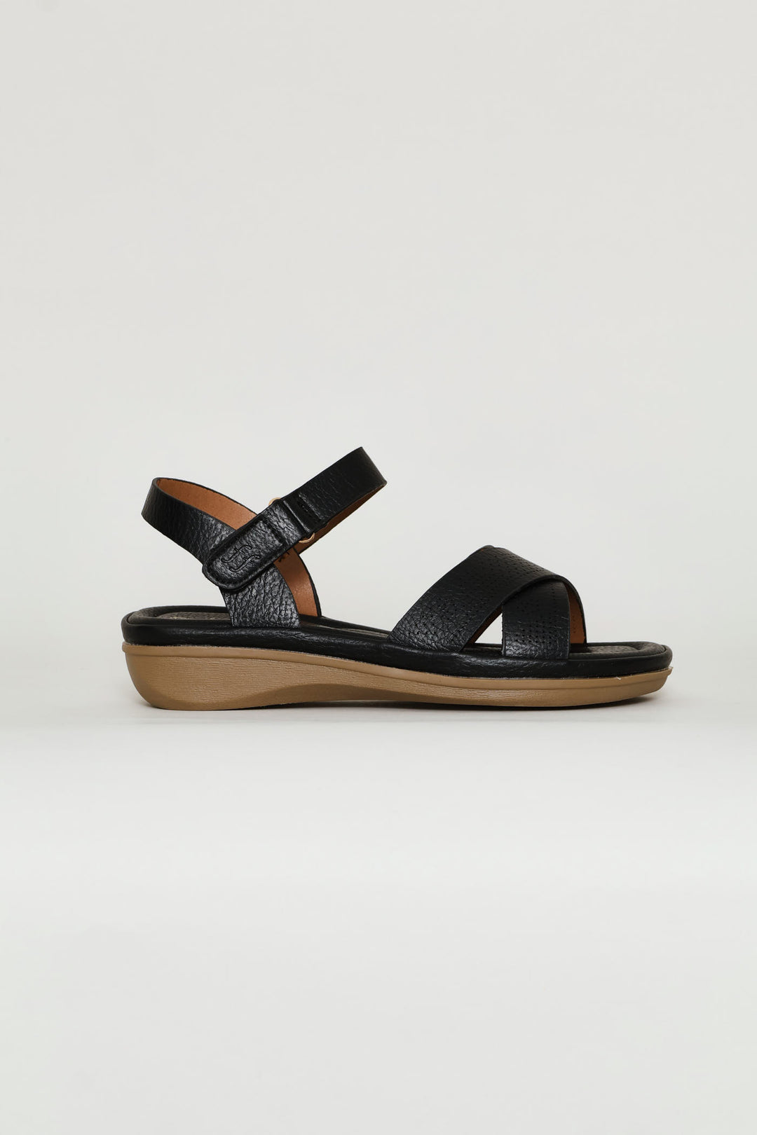 Leisure Shaped Sandal - Black