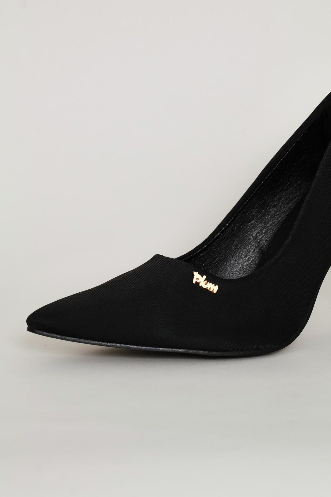 Suede Heel - Black