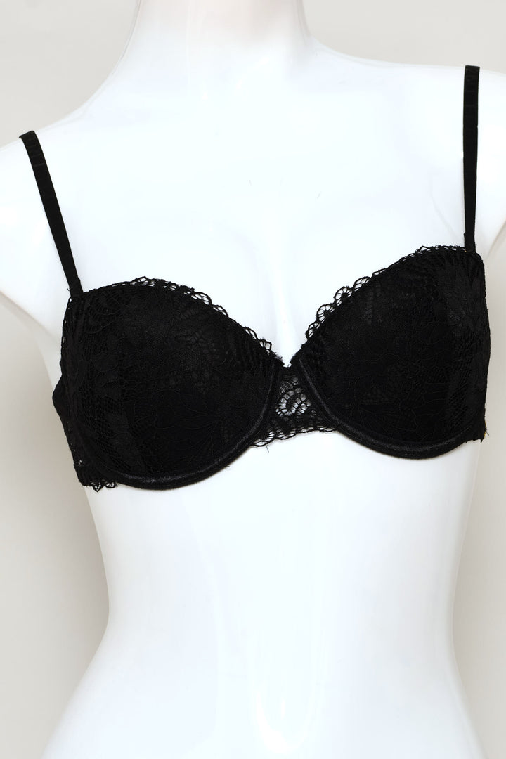 2 Pack Galloon Lace Multiway Bra - Black/White
