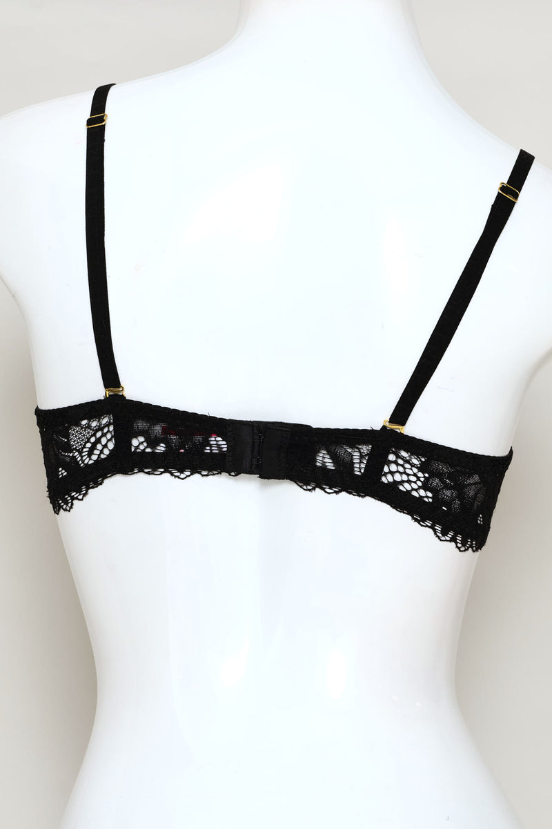 2 Pack Galloon Lace Multiway Bra - Black/White