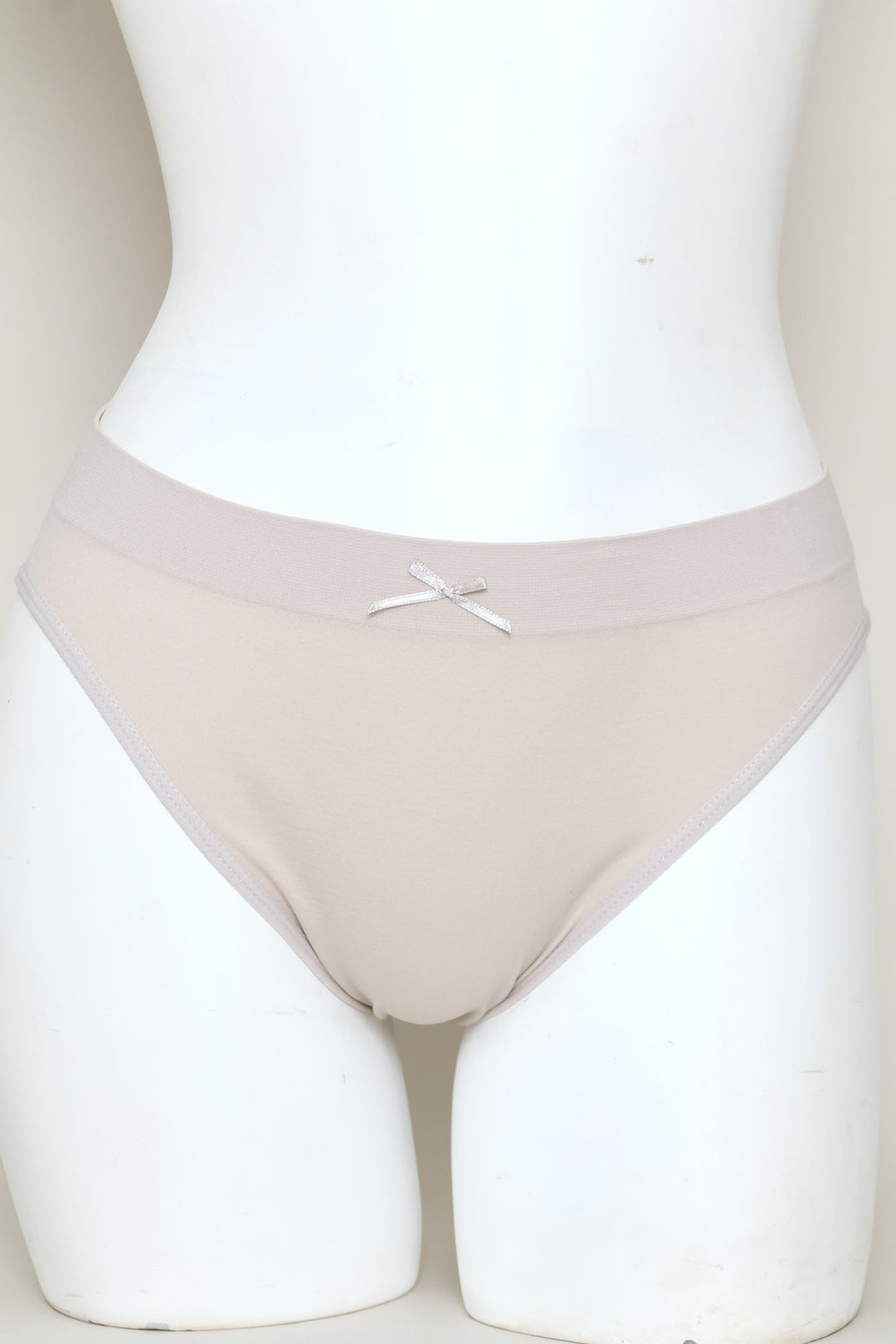 3 Pack Seamless Hi-Cut Panites - Plum/Stone/Navy