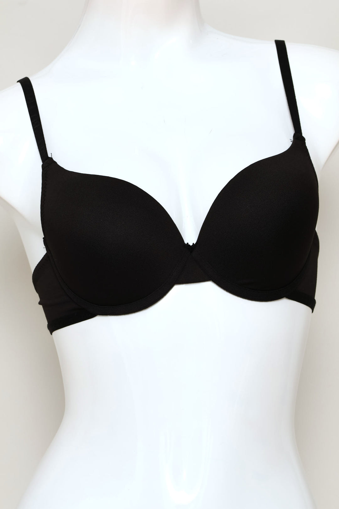3 Pack T-Shirt Bras - Black/Mocha/White