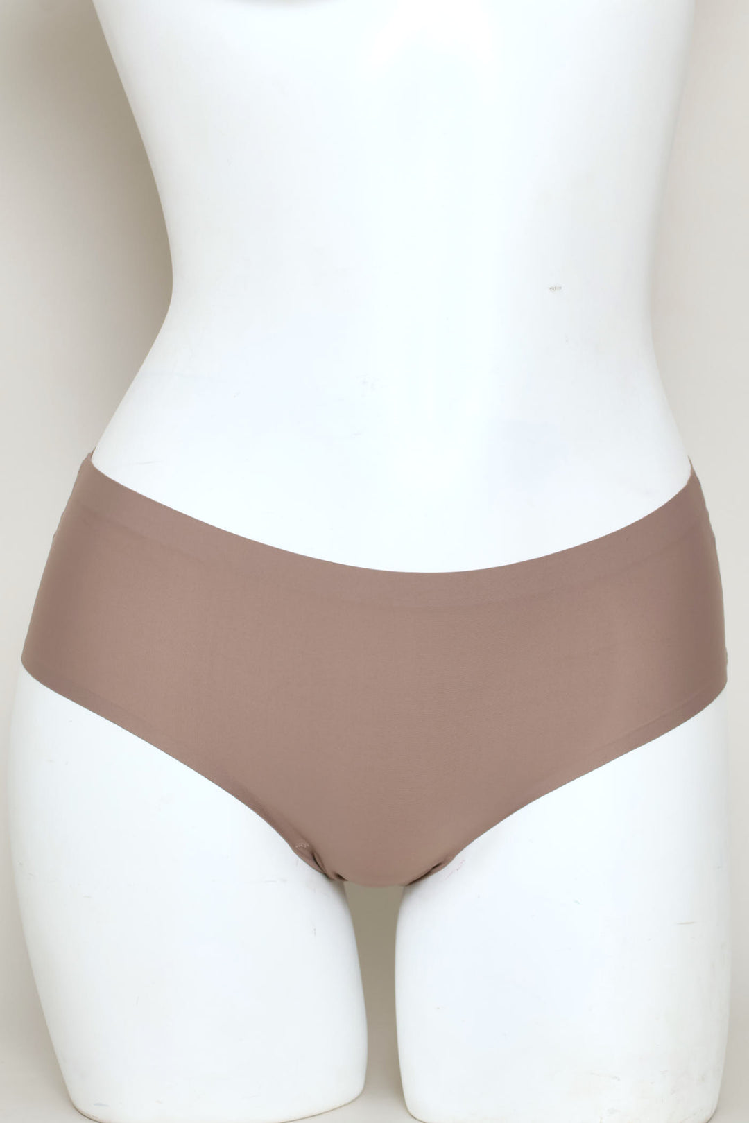 3 Pack Seemless Boyleg Panties - Black/Mocha/Beige