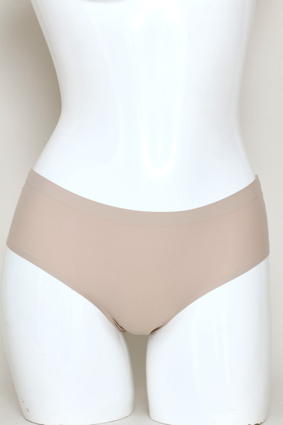 3 Pack Seemless Boyleg Panties - Black/Mocha/Beige