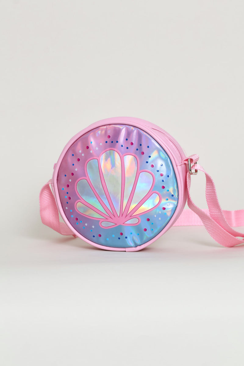 Pre-Girls Sea Shell Sling Bag - Pink