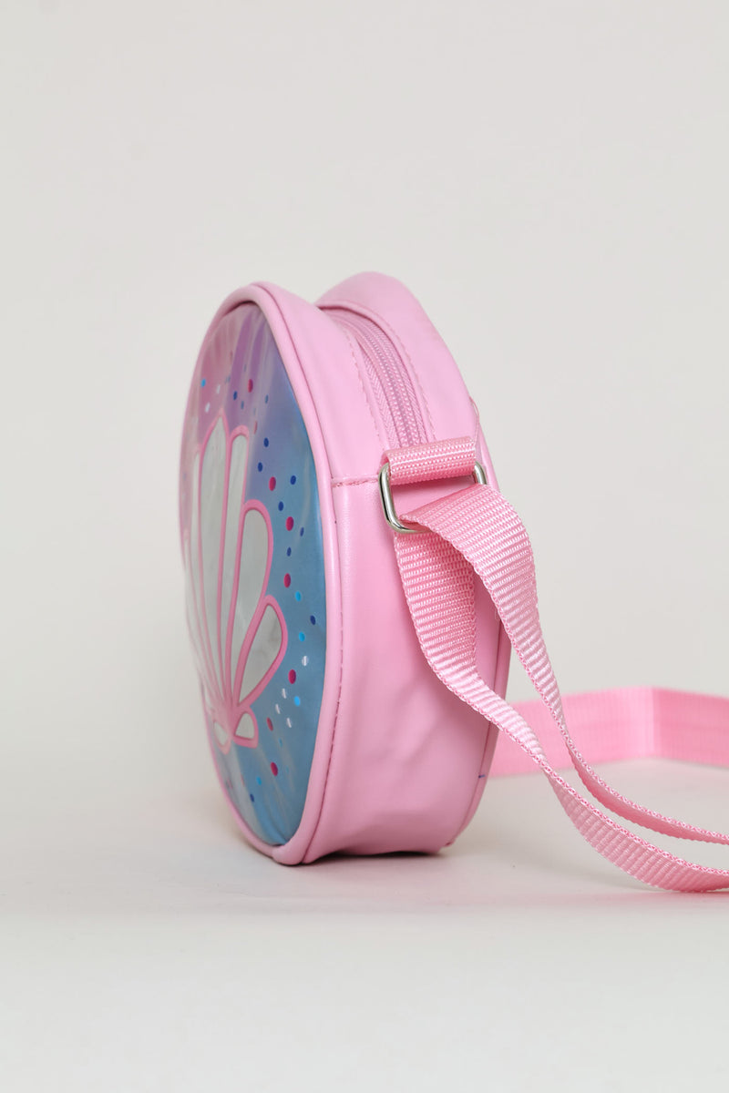 Pre-Girls Sea Shell Sling Bag - Pink