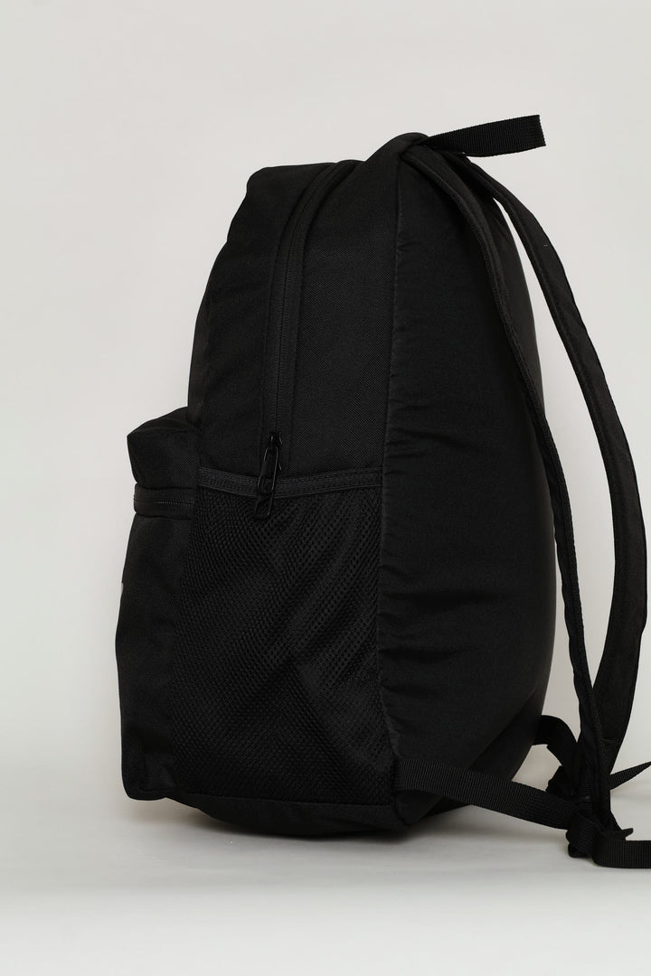 Mono Print Backpack - Black