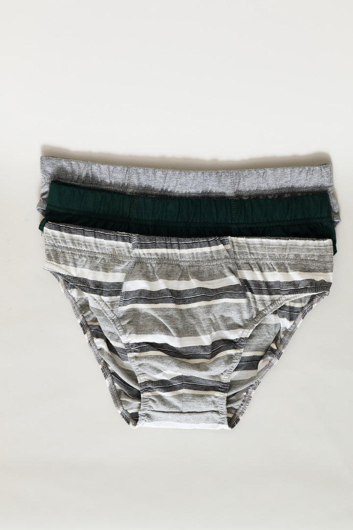 3 Pack Print Briefs - Multi