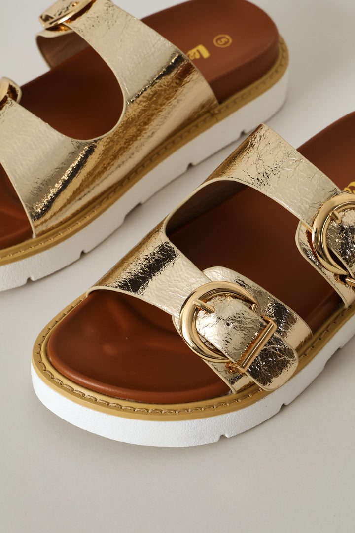 Adrianna Sandal - Gold