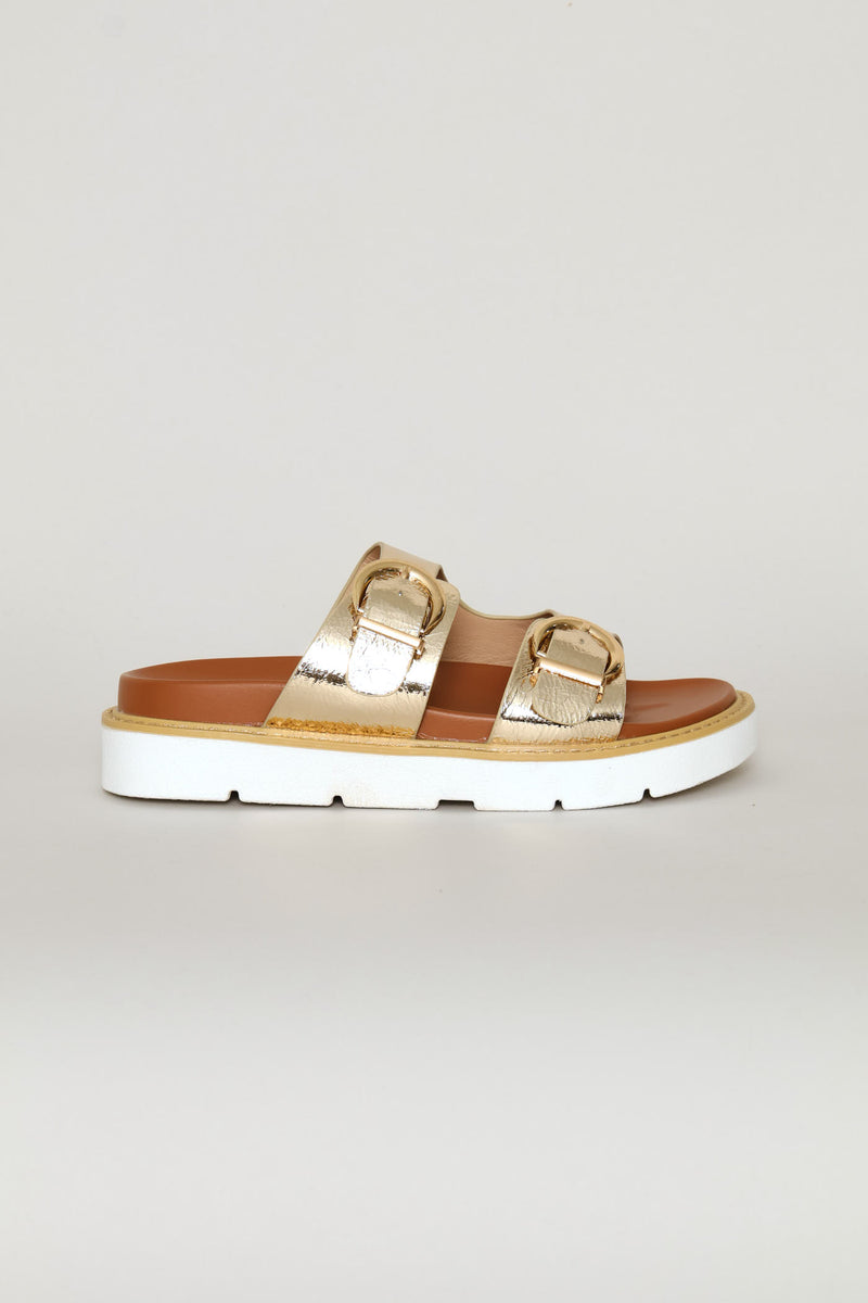 Adrianna Sandal - Gold