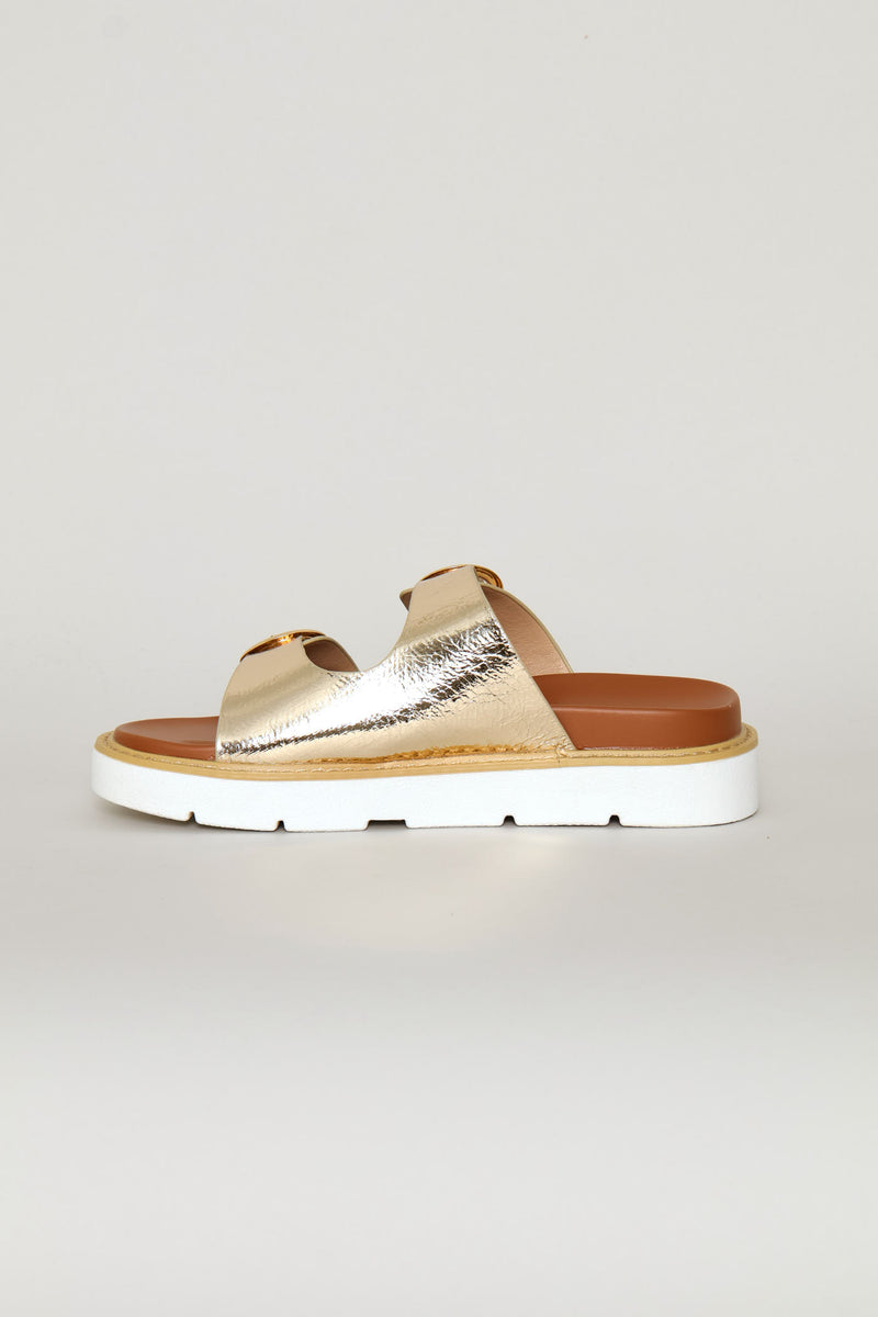 Adrianna Sandal - Gold