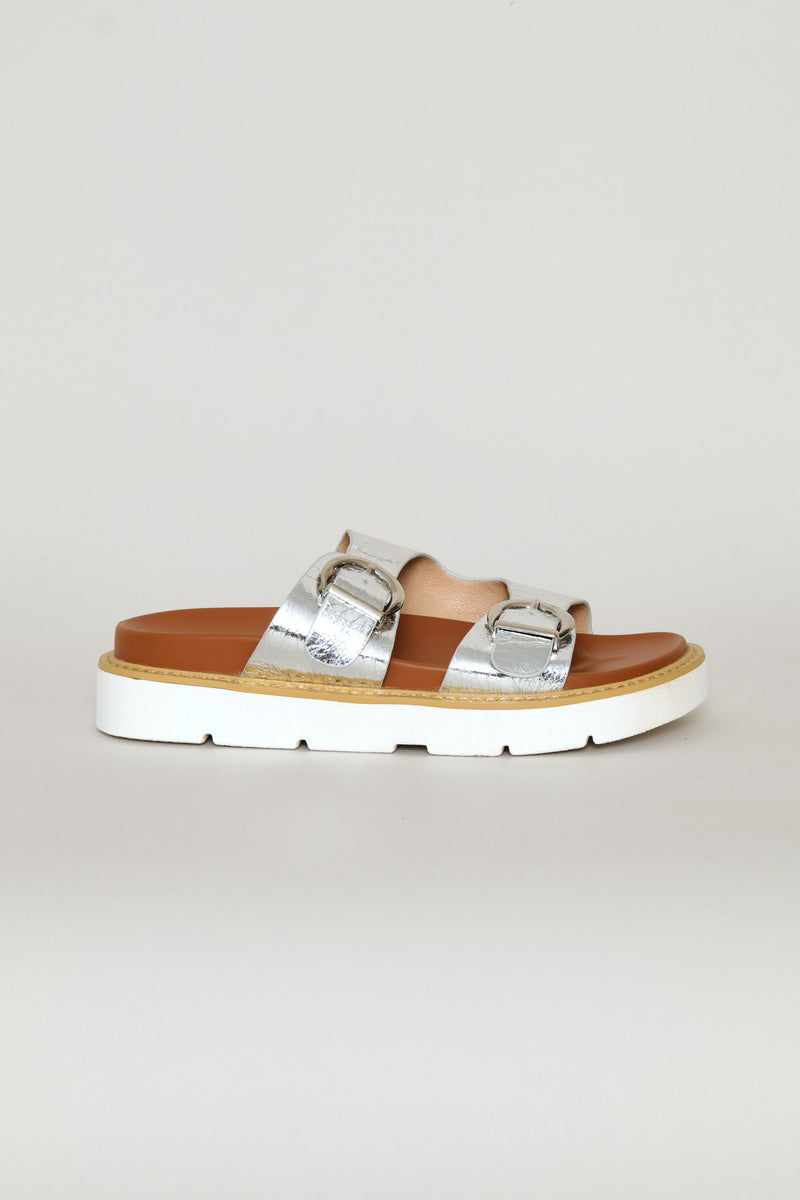 Adrianna Sandal - Silver