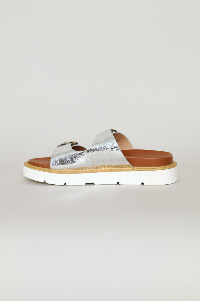 Adrianna Sandal - Silver