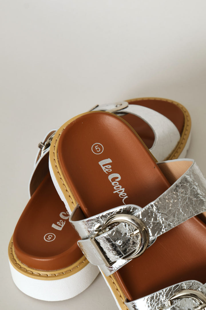 Adrianna Sandal - Silver