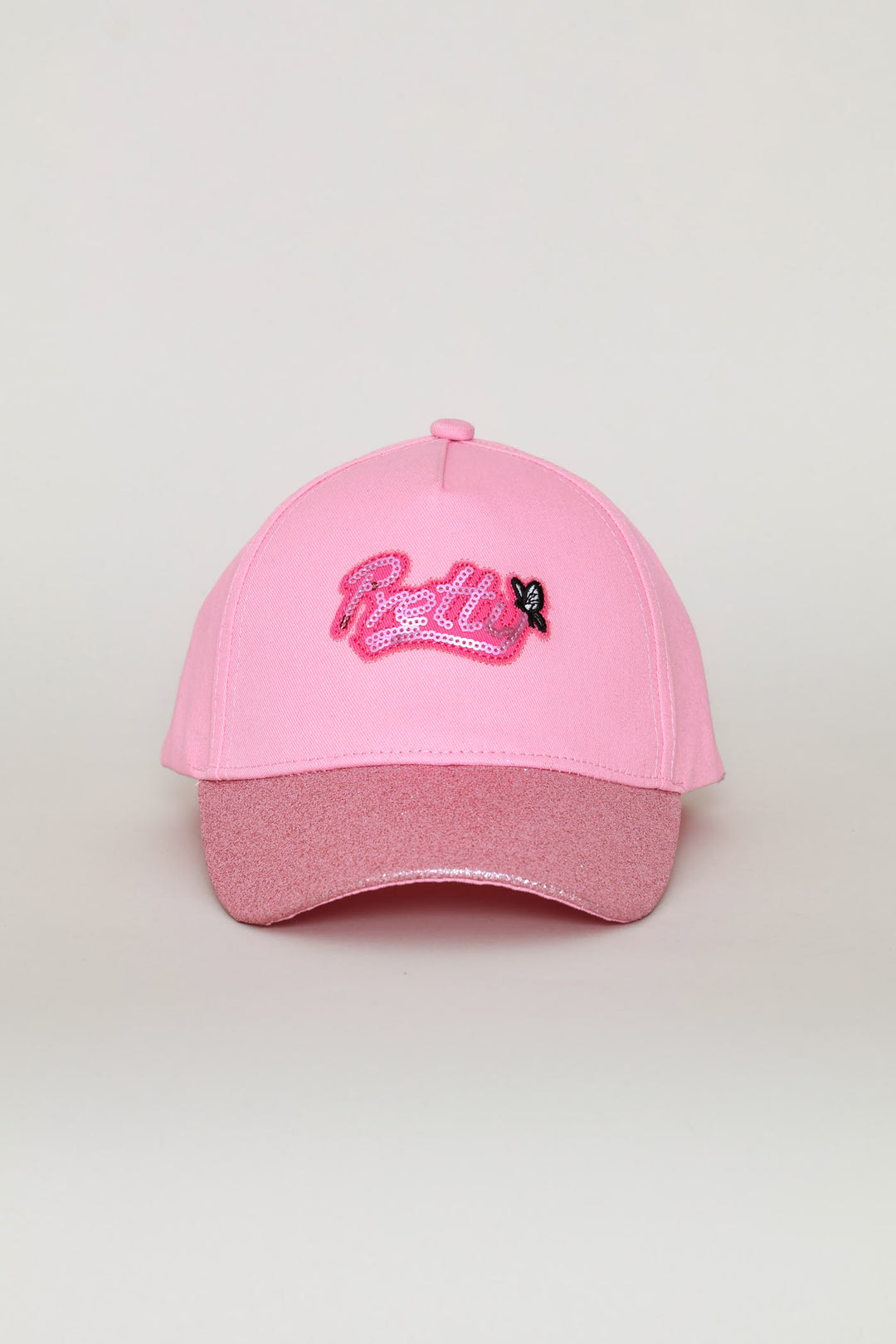 Pre-Girls Glitter Sequin Cap - Pink