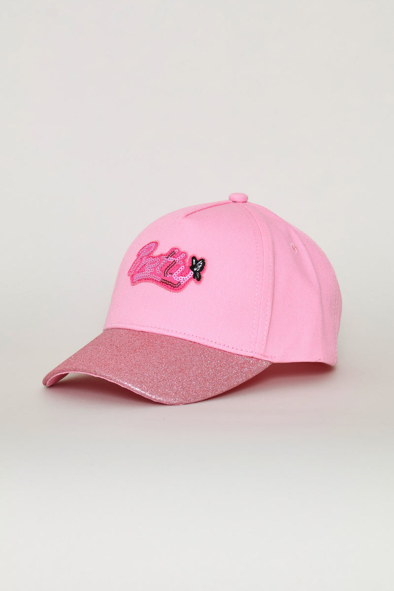 Pre-Girls Glitter Sequin Cap - Pink