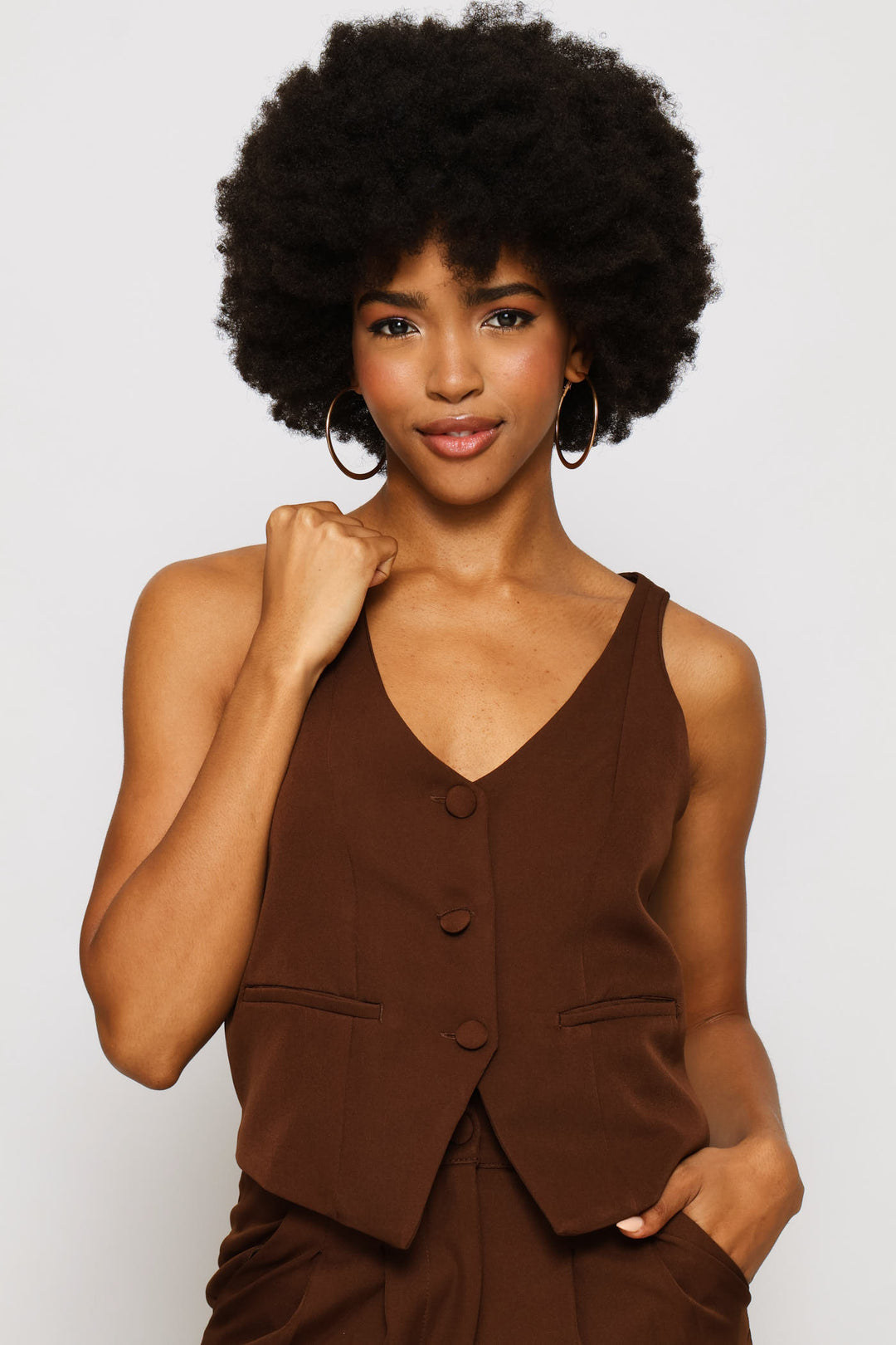 Waistcoat - Chocolate
