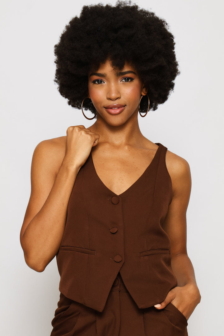 Waistcoat - Chocolate