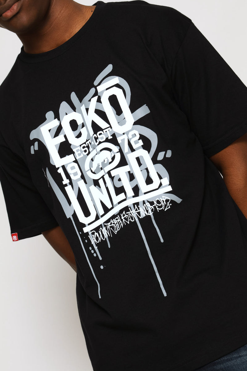 Background Tee - Black