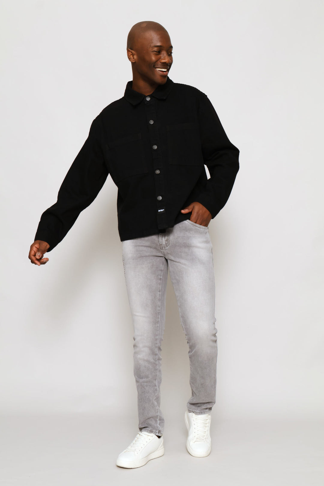 Nkanyiso Denim Jacket - Black