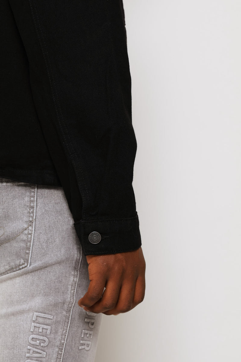 Nkanyiso Denim Jacket - Black