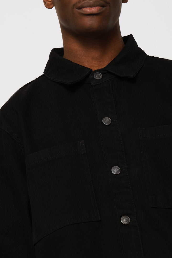 Nkanyiso Denim Jacket - Black