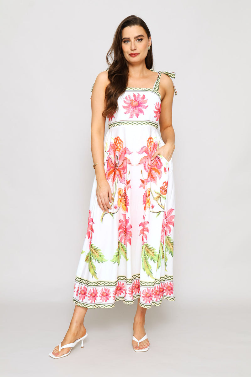 Summery Maxi Dress - White