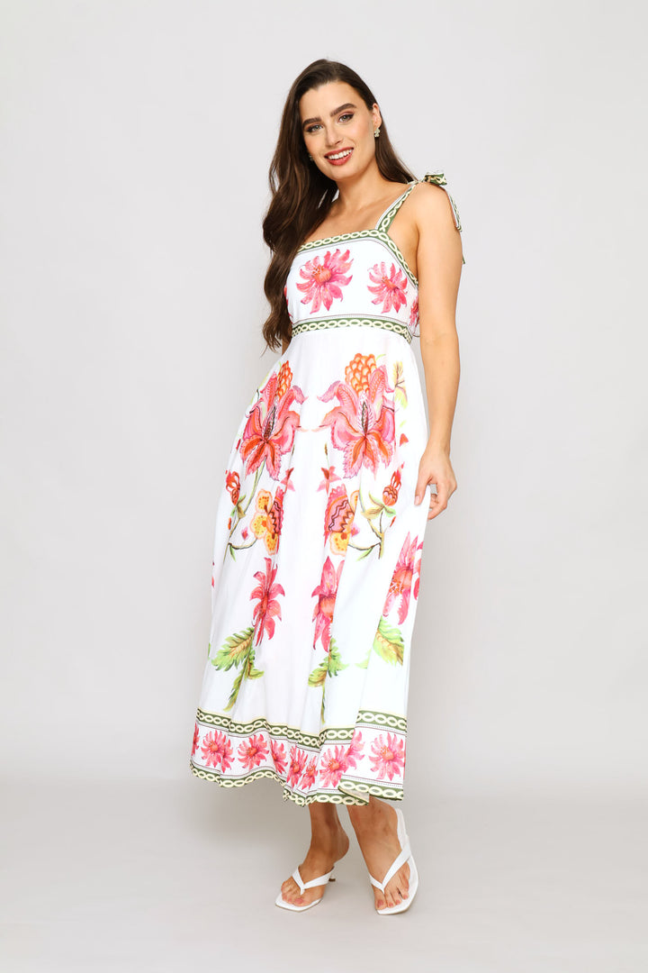 Summery Maxi Dress - White