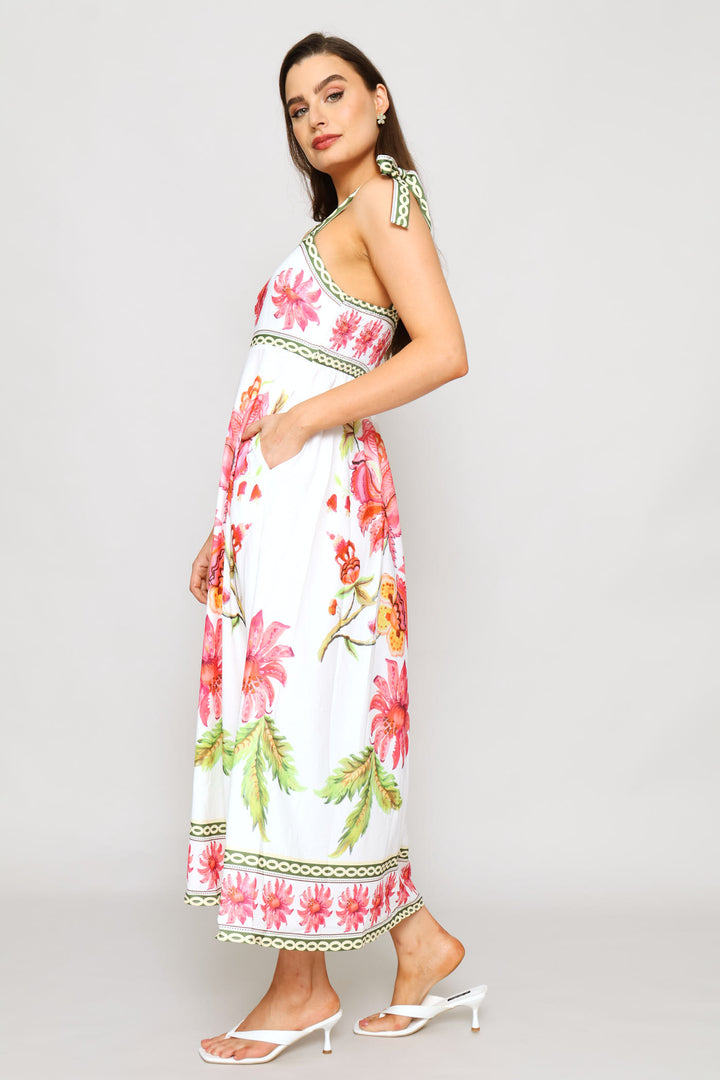 Summery Maxi Dress - White