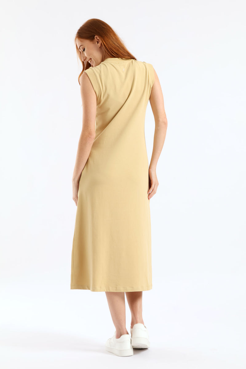 Mila Casual Dress - Stone