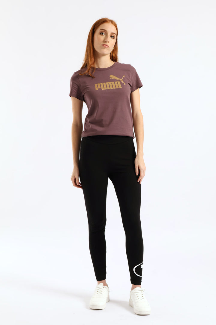 Sport High-Waist Leggings - Black