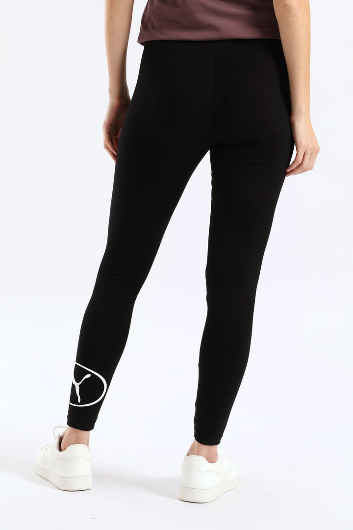Sport High-Waist Leggings - Black