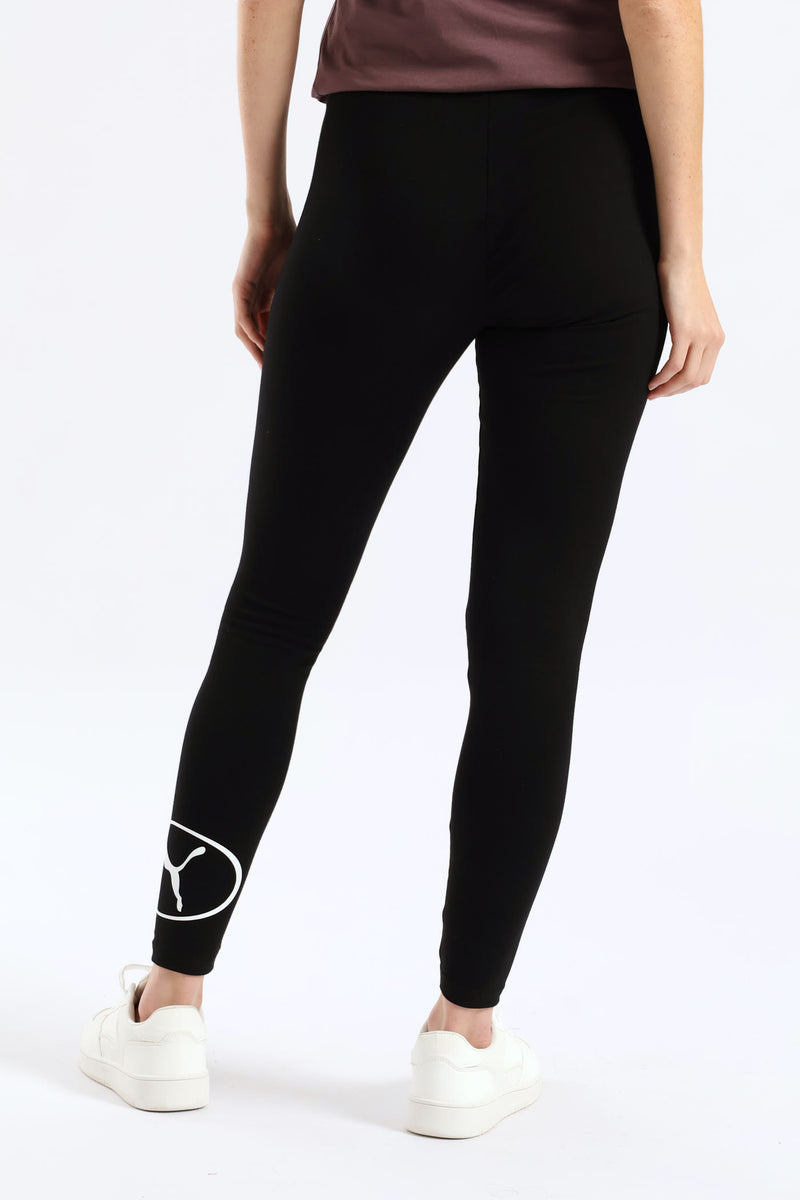 Sport High-Waist Leggings - Black