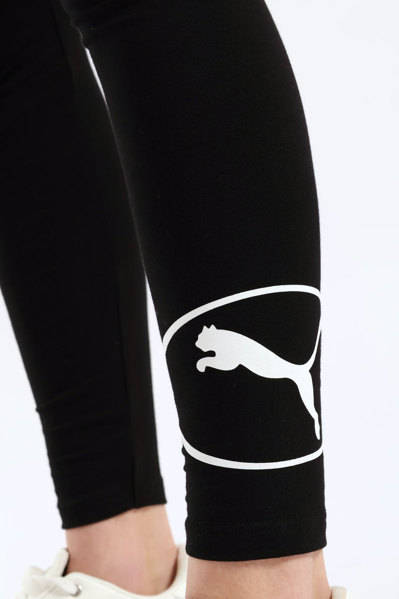 Sport High-Waist Leggings - Black