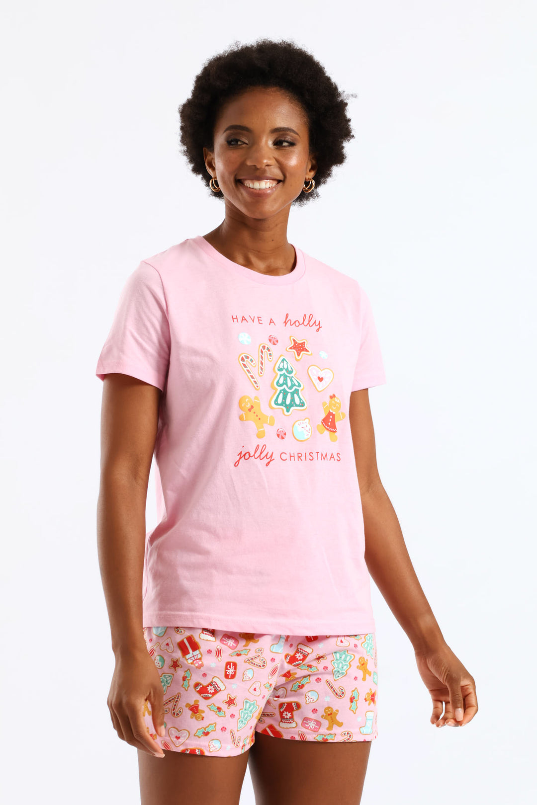 Xmas Knit Set - Pink